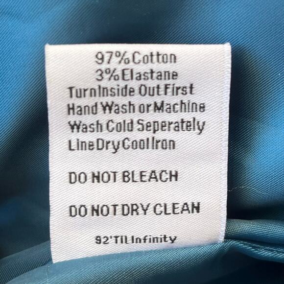 Embellish NYC Red Corduroy Varsity Jacket Full Zip Embroidered Men Small - Picture 8 of 11